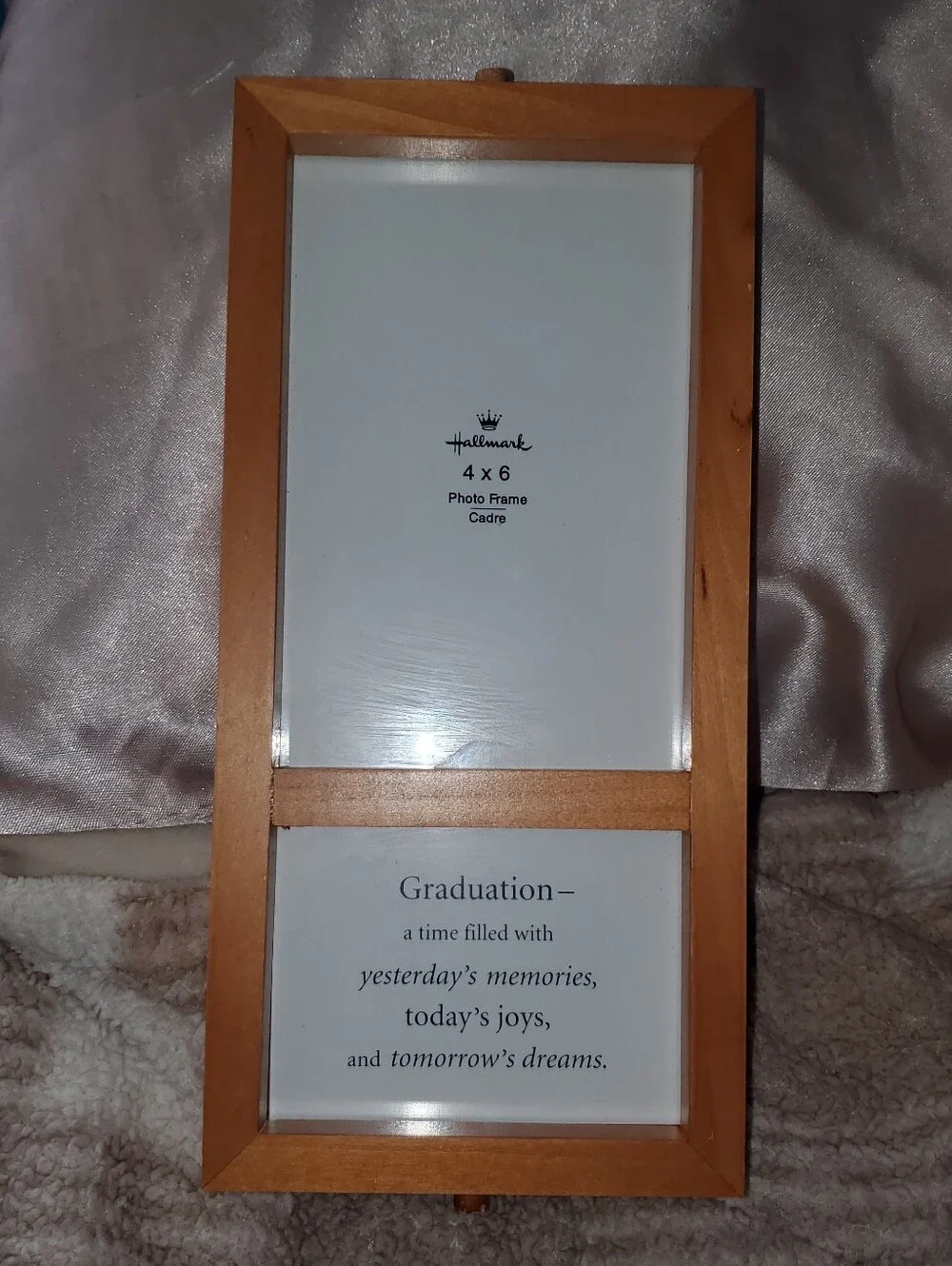 Hallmark Graduation Keepsake Photo, Tassel, and Name Card Wooden Frame